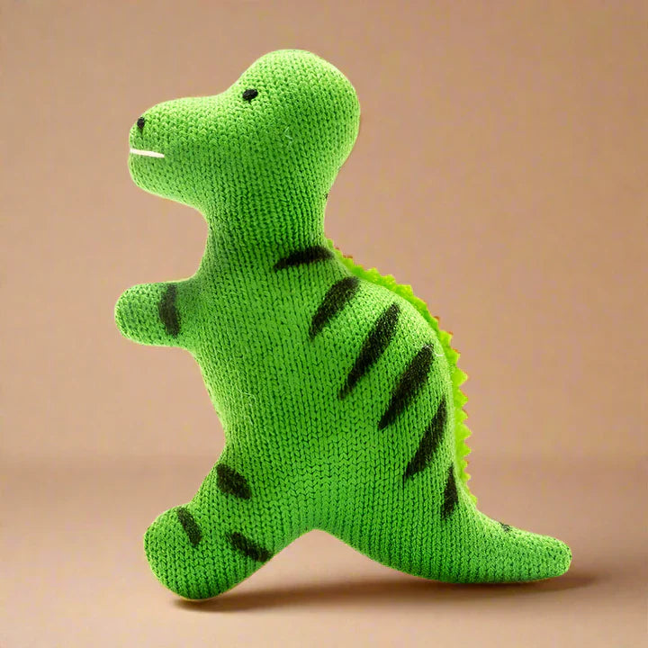 Green Dinosaur Flat Sensory Baby Toy - BY4070 - Uneeka